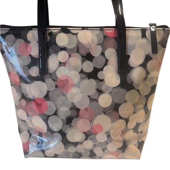 Kate Spade Jeralyn Bubbles PVC Patent Tote Bag Shoulder Bag - Picture 3 of 16